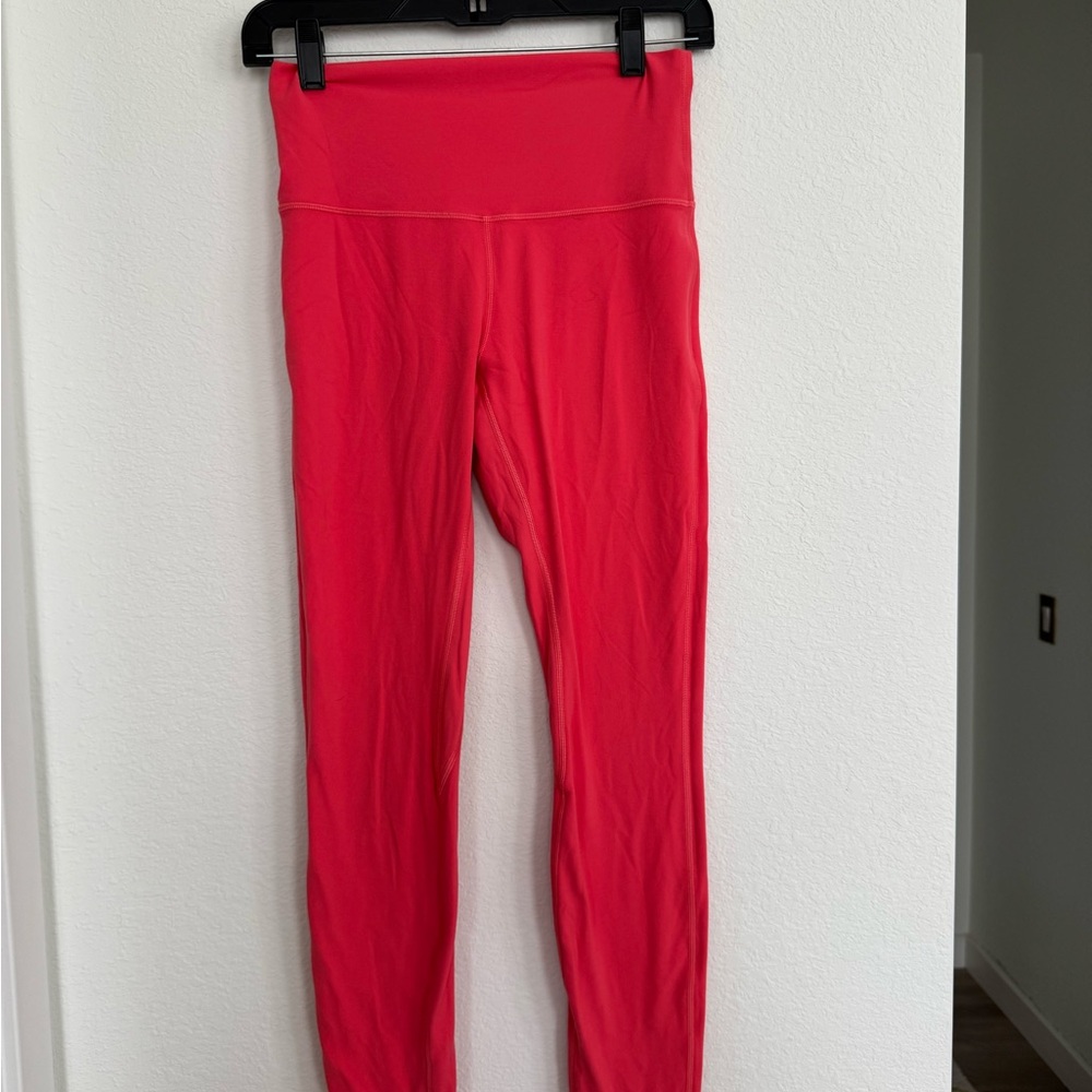 lululemon athletica coral Leggings